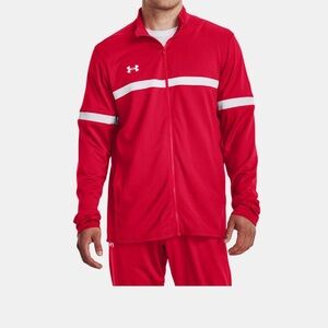 Under Armour Men's XL Vibrant Red Jacket with White Accents